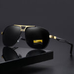 Polarized photochromic sunglasses.