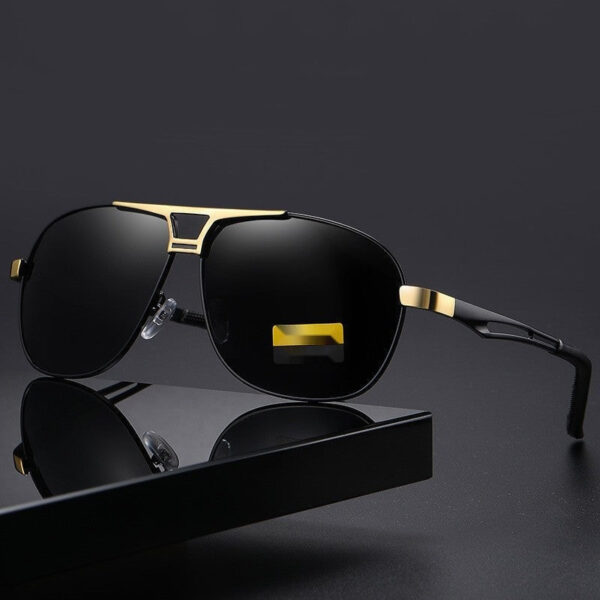 Polarized photochromic sunglasses.