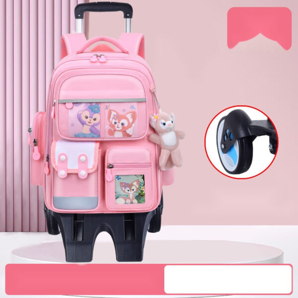 2-in-1 Trolley School Bags for Kids