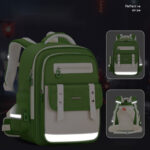Modern Colorblock School Backpacks – Sleek & Stylish for Kids