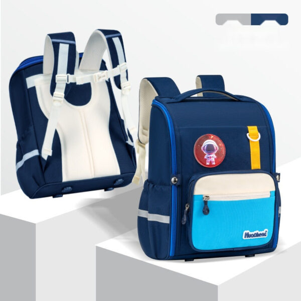 Cartoon-Themed School Backpacks for Kids – With Fun Character Badges