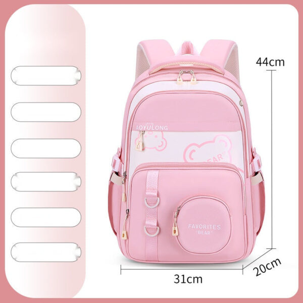 Cute Bear Kids' School Backpack – Spacious & Stylish