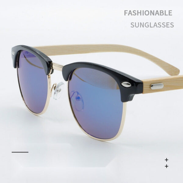 Fashionable Anti-UV Bamboo Sunglasses