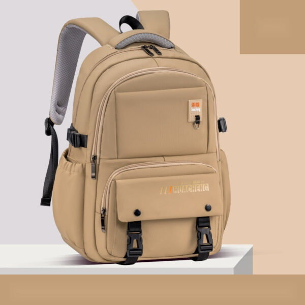 Waterproof PU Backpack – Multi-Layer Storage