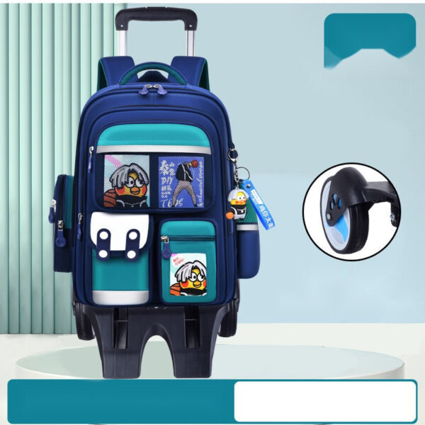 2-in-1 Trolley School Bags for Kids