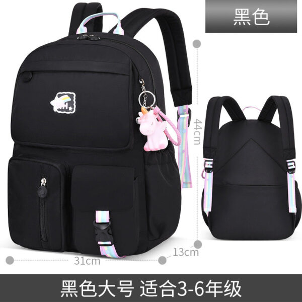 New Ultra-Light Girls' School Backpack – Spine Care & Burden-Reducing Bag for Primary School Students