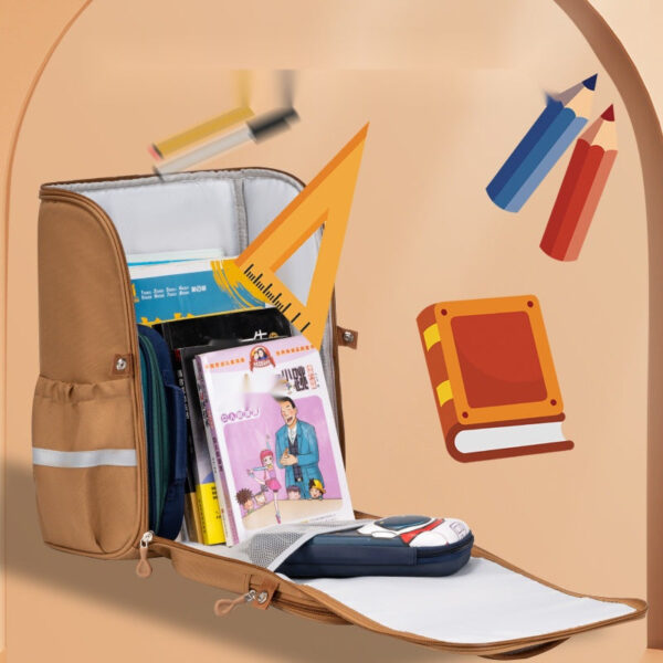 Happy School Cartoon Backpack – Fun Prints & Comfy Carry