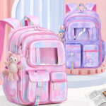 Enchanting Princess School Backpacks for Girls - Pink & Purple