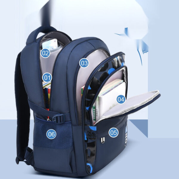 HUAPAI NO.1 School Backpacks – Sturdy & Sporty Design for Kids