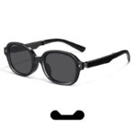 Retro Folding Sunglasses with Integrated Fit