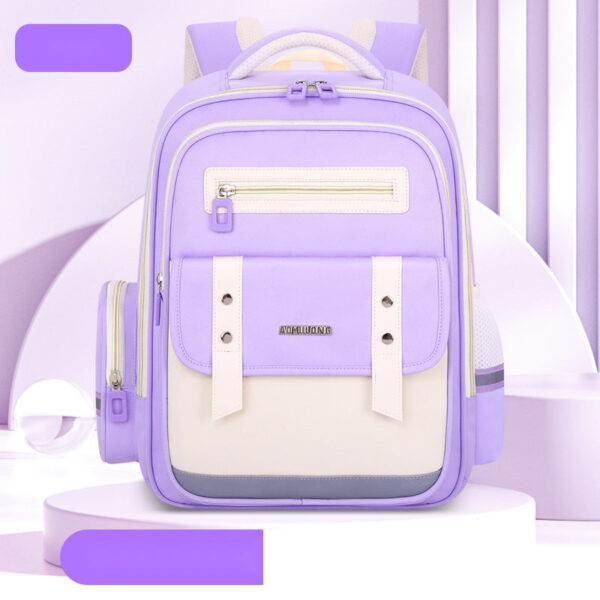 Modern Colorblock School Backpacks – Sleek & Stylish for Kids