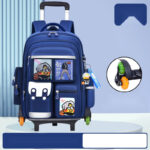 2-in-1 Trolley School Bags for Kids