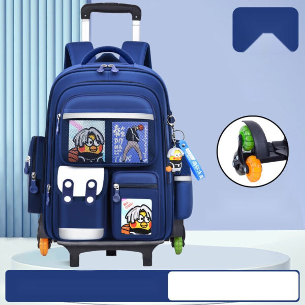 2-in-1 Trolley School Bags for Kids