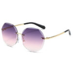Edgy Crystal Polygonal Shades for Women