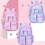 Enchanting Princess School Backpacks for Girls - Pink & Purple