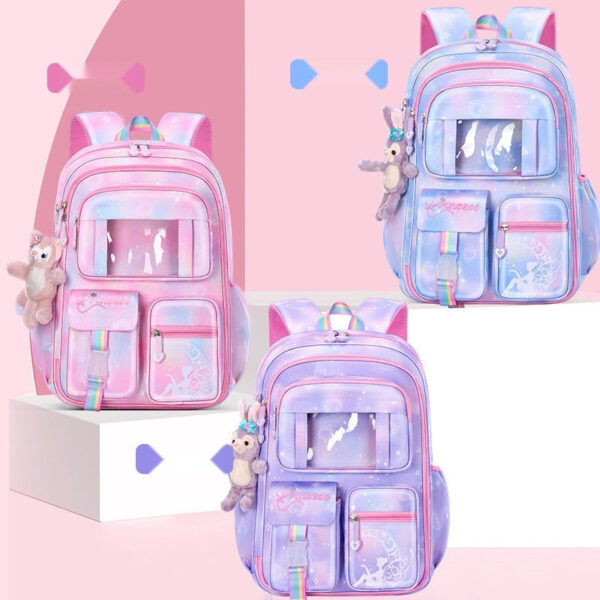 Enchanting Princess School Backpacks for Girls - Pink & Purple