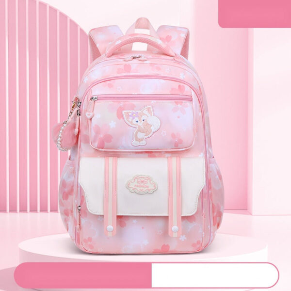 Princess-Themed School Backpacks for Girls – Floral & Cartoon Style