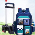 2-in-1 Trolley School Bags for Kids