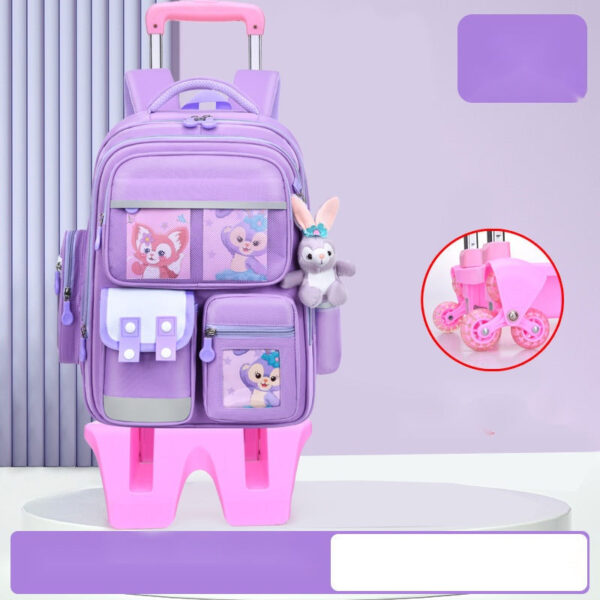 2-in-1 Trolley School Bags for Kids
