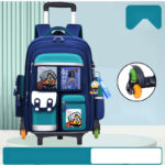 2-in-1 Trolley School Bags for Kids