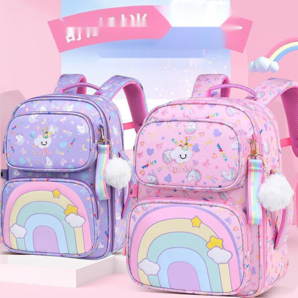 Rainbow Unicorn School Backpacks for Girls