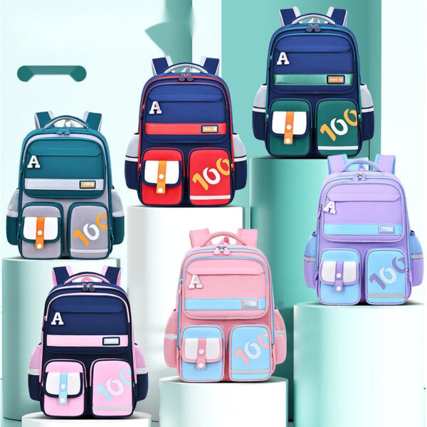 Stylish Multi-Pocket School Backpacks for Kids