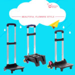 Colorful Foldable Trolley Base for School Bags