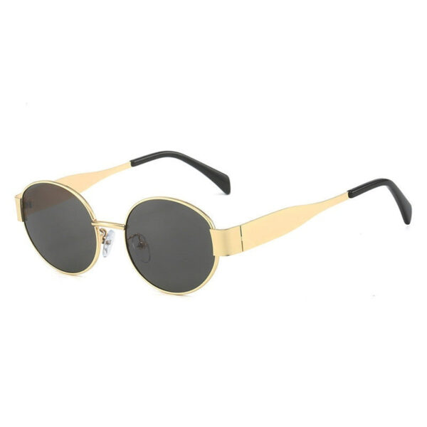 Trendy Oval Sunglasses with a Modern Edge
