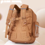 Trendy Campus Backpack with Cartoon Charm