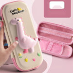 3D Cartoon Zipper Pencil Case for Kids
