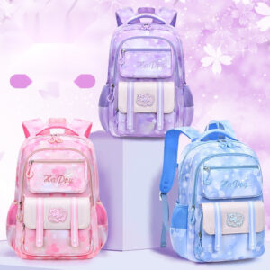 Pastel Floral School Backpacks