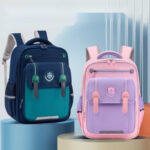 Classic School Backpacks for Kids – Elegant Badge Design