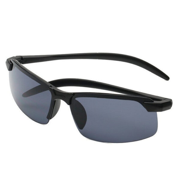 Trendy Half-Frame Color-Changing Sunglasses