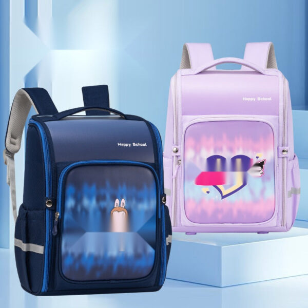 Happy School Cartoon Backpack – Fun Prints & Comfy Carry