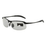 Trendy Half-Frame Color-Changing Sunglasses