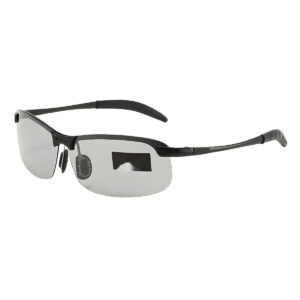 Trendy Half-Frame Color-Changing Sunglasses