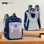 Classic School Backpacks for Kids – Elegant Badge Design