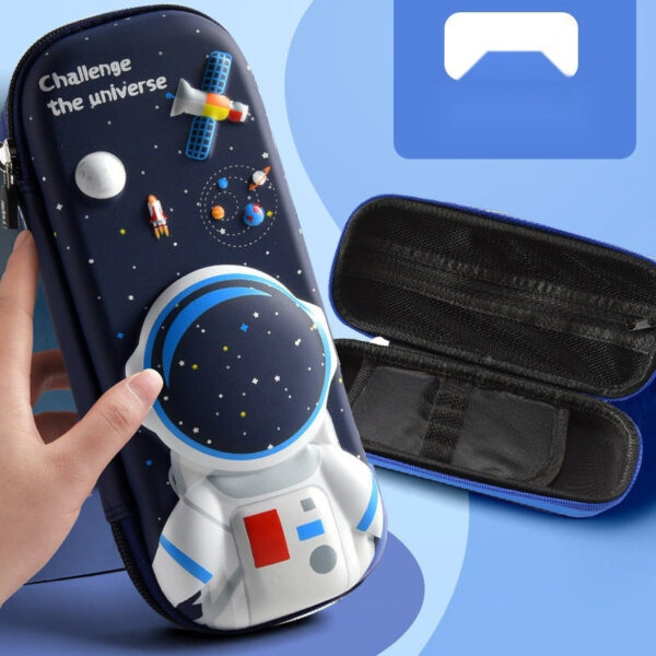 3D Cartoon Zipper Pencil Case for Kids