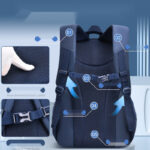 HUAPAI NO.1 School Backpacks – Sturdy & Sporty Design for Kids