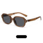 Retro Folding Sunglasses with Integrated Fit