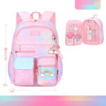 Rainbow Gradient Kids Backpack – Cute & Colorful Design