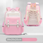 Modern Color-Block School Backpacks – Warm & Minimal Design