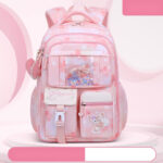Princess-Themed School Backpacks for Girls – Floral & Cartoon Style