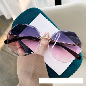 Edgy Crystal Polygonal Shades for Women
