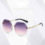 Edgy Crystal Polygonal Shades for Women