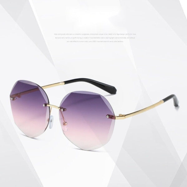 Edgy Crystal Polygonal Shades for Women