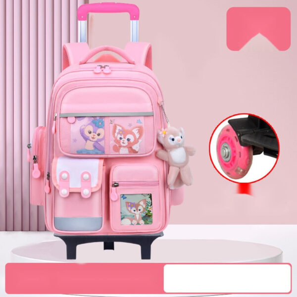 2-in-1 Trolley School Bags for Kids