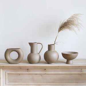 Simple plain ceramic vase, home decoration, living room, creative dining table, TV cabinet, B&B, dried flowers, flower arrangement