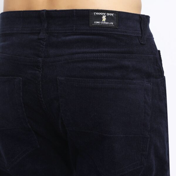 BARITONE NAVY CORDUROY PANTS 4770-1