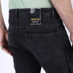 DARK GREY BAGGY CARGO FIT JEAN 4831-1